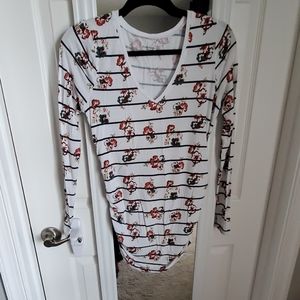 2/$20 Motherhood maternity striped long sleeved sh